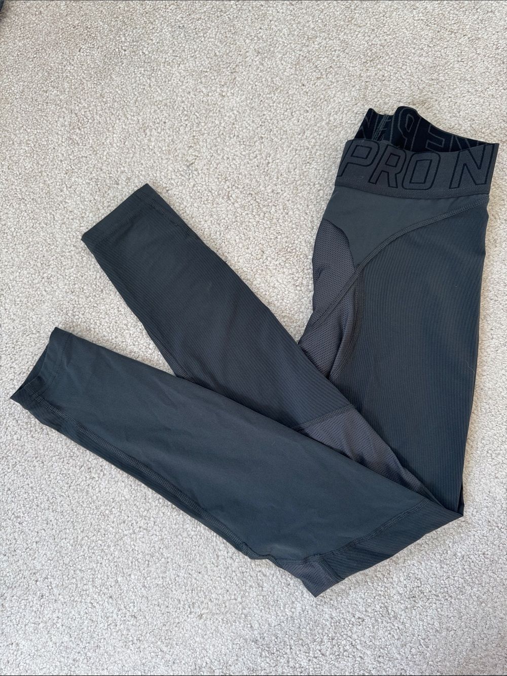 Nike Pro Hypercompression Training Tights 29" Grey/Black SzS